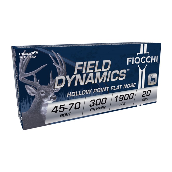 Fiocchi Cowboy Action Centerfire Rifle Ammo 45-70 Govt. 405 gr. LRNFP 20 rd.
