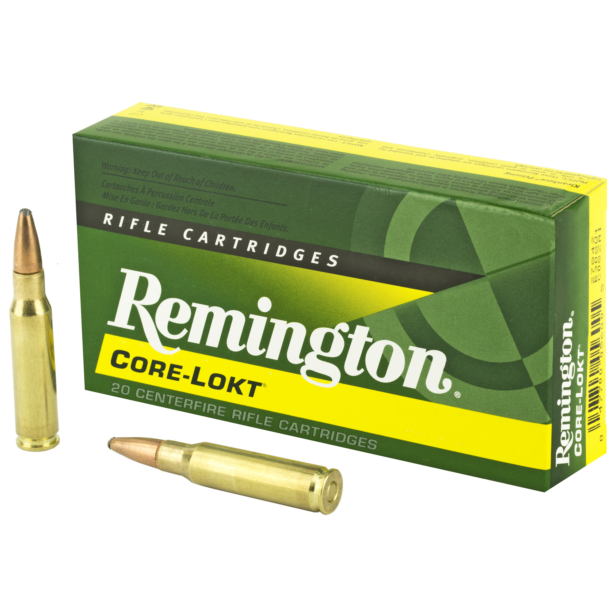 Remington Core-Lokt .308 Winchester Pointed Soft Point 150 Grain 20 Rounds