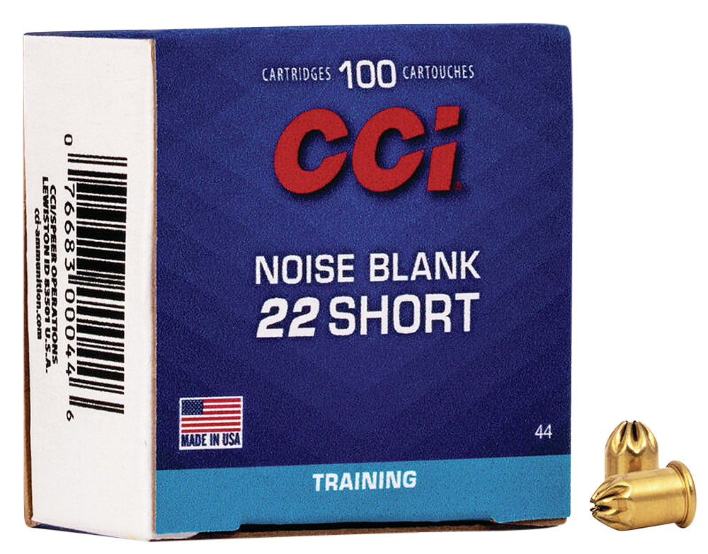 CCI 22 Short Blank Noise Blanks 0 Grain 100 Rounds