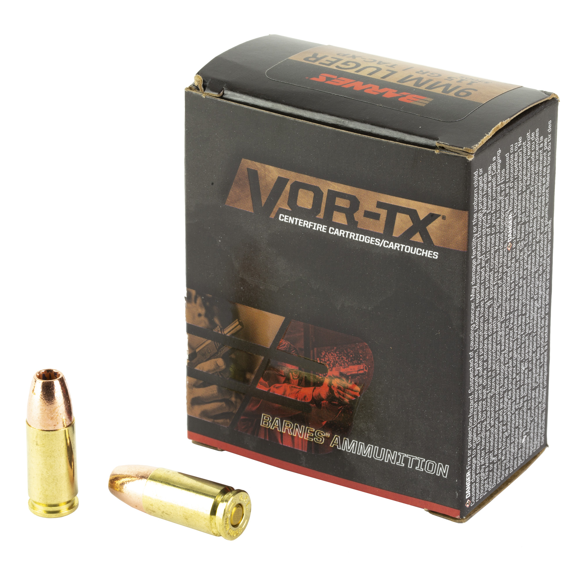 Barnes VOR-TX 9mm Luger TAC-XP 115 Grain 20 Rounds