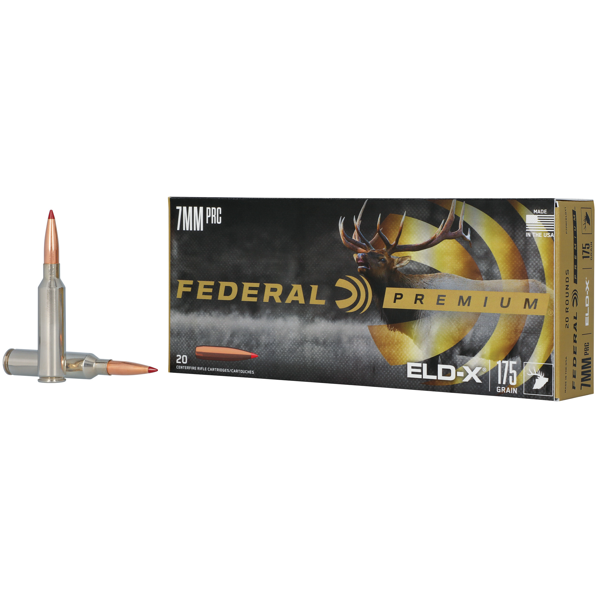 Federal Premium Rifle Ammo 7mm PRC 175 gr. ELD-X 20 rd.
