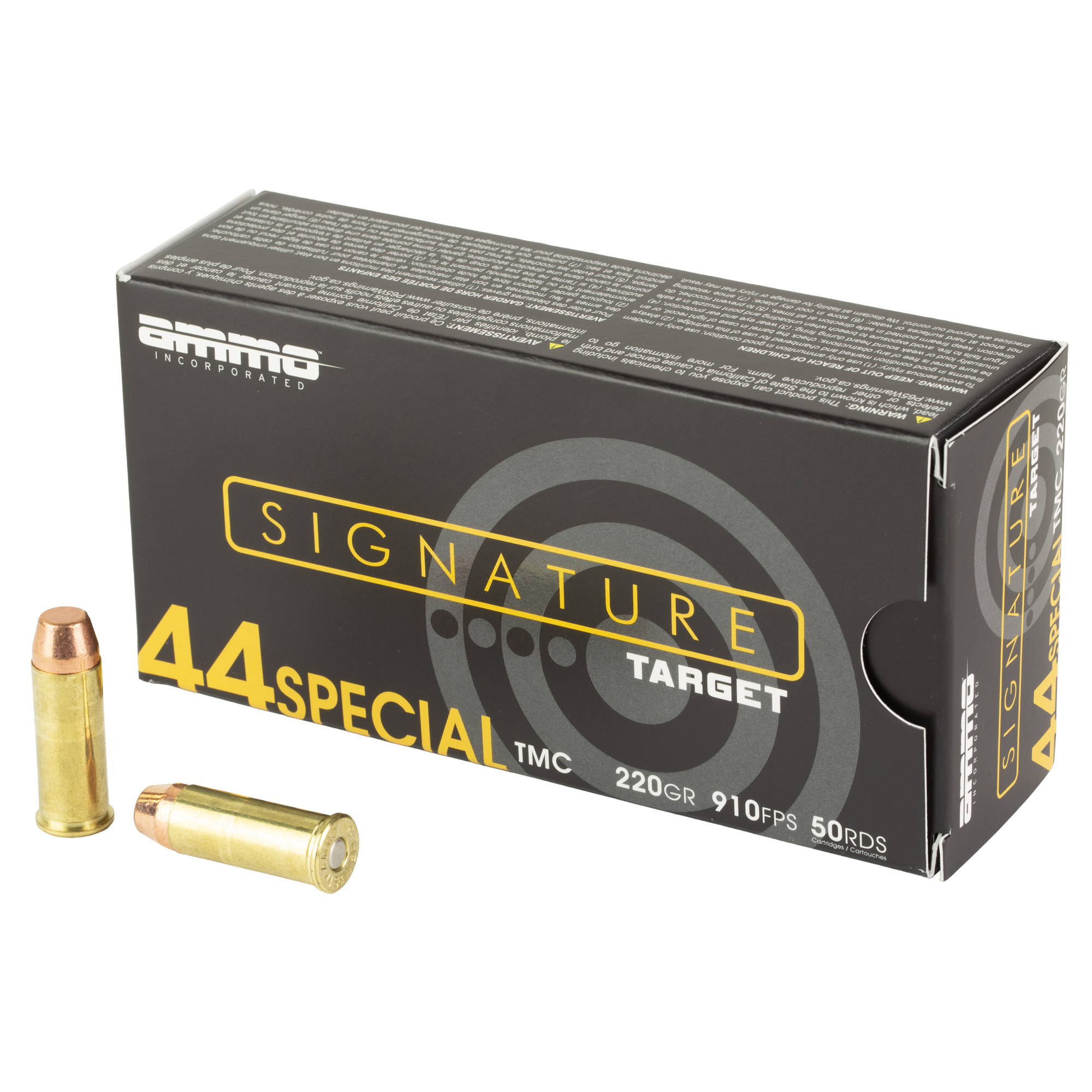 Ammo Inc Signature .44 Special Handgun Ammo - 220 Grain | TMC | 50rd Box