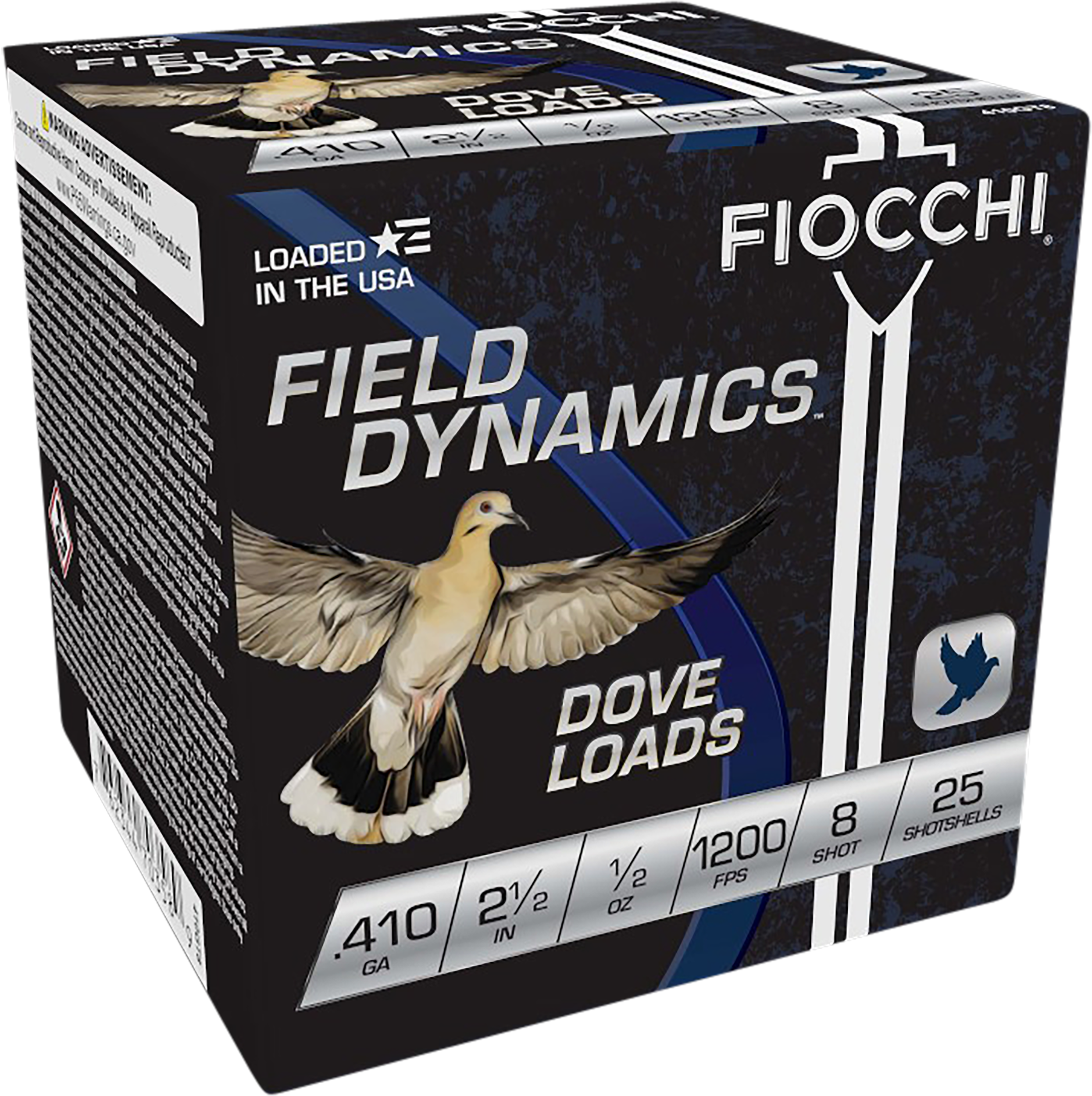 Fiocchi Dove and Target Loads 410 Bore Shot Half Ounce 25 Rounds