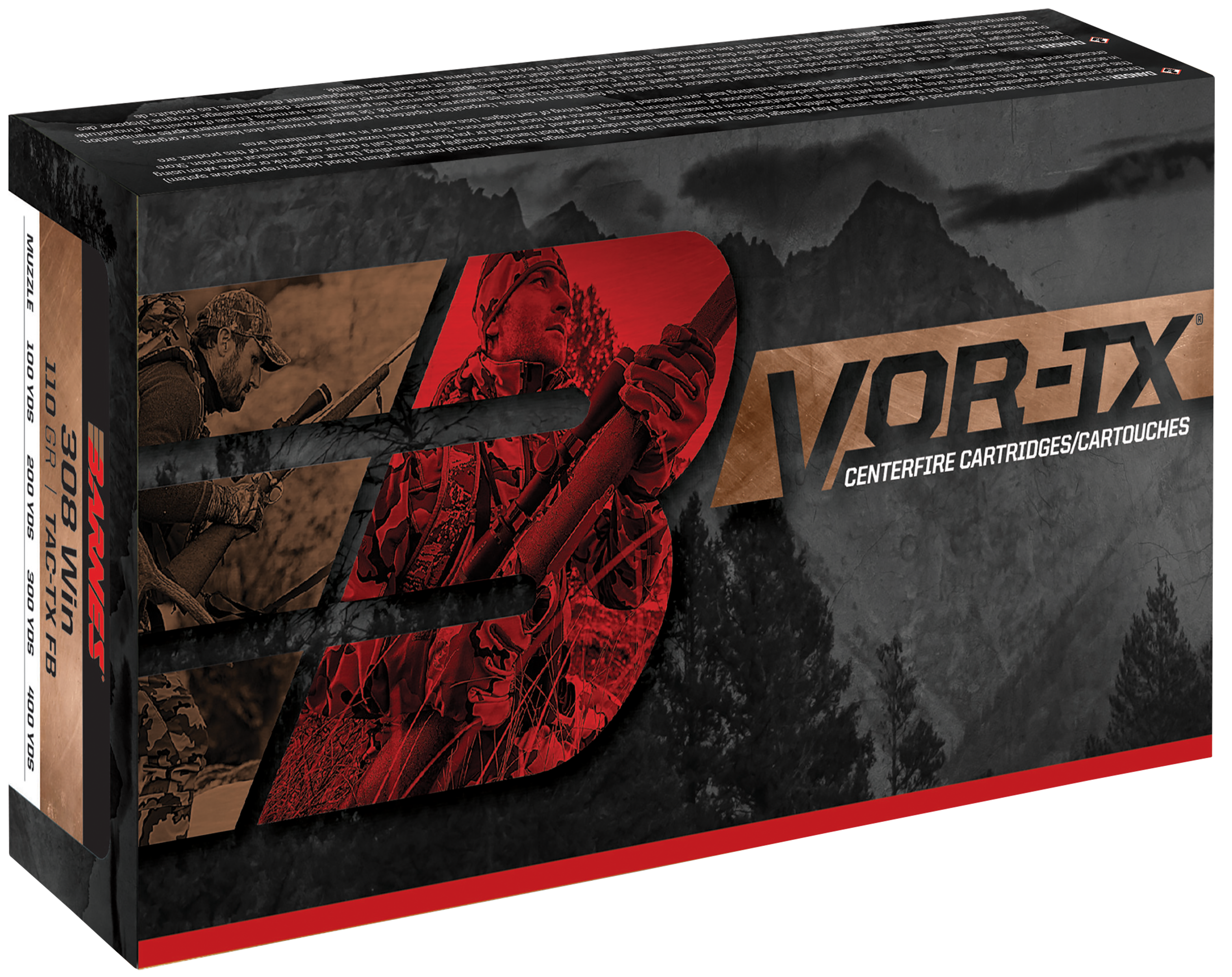 Barnes Bullets VOR-TX 5.56x45mm NATO TSX Boat Tail 62 Grain 20 Rounds