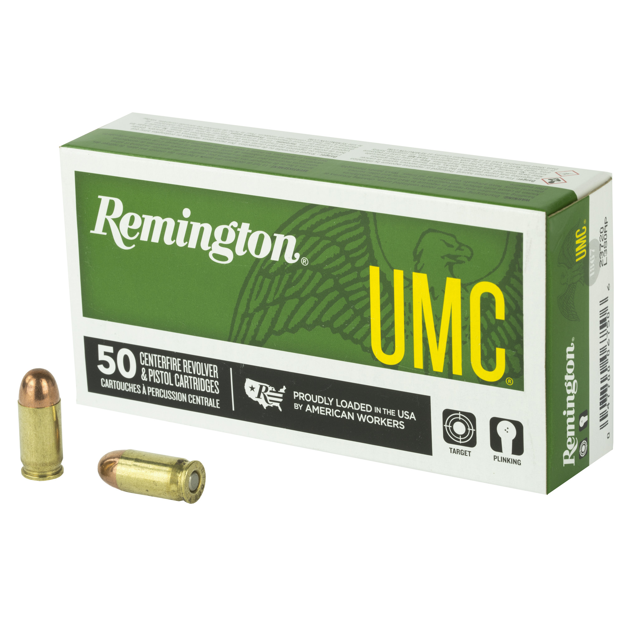 Remington UMC 380 ACP Full Metal Jacket 95 Grain 50 Rounds