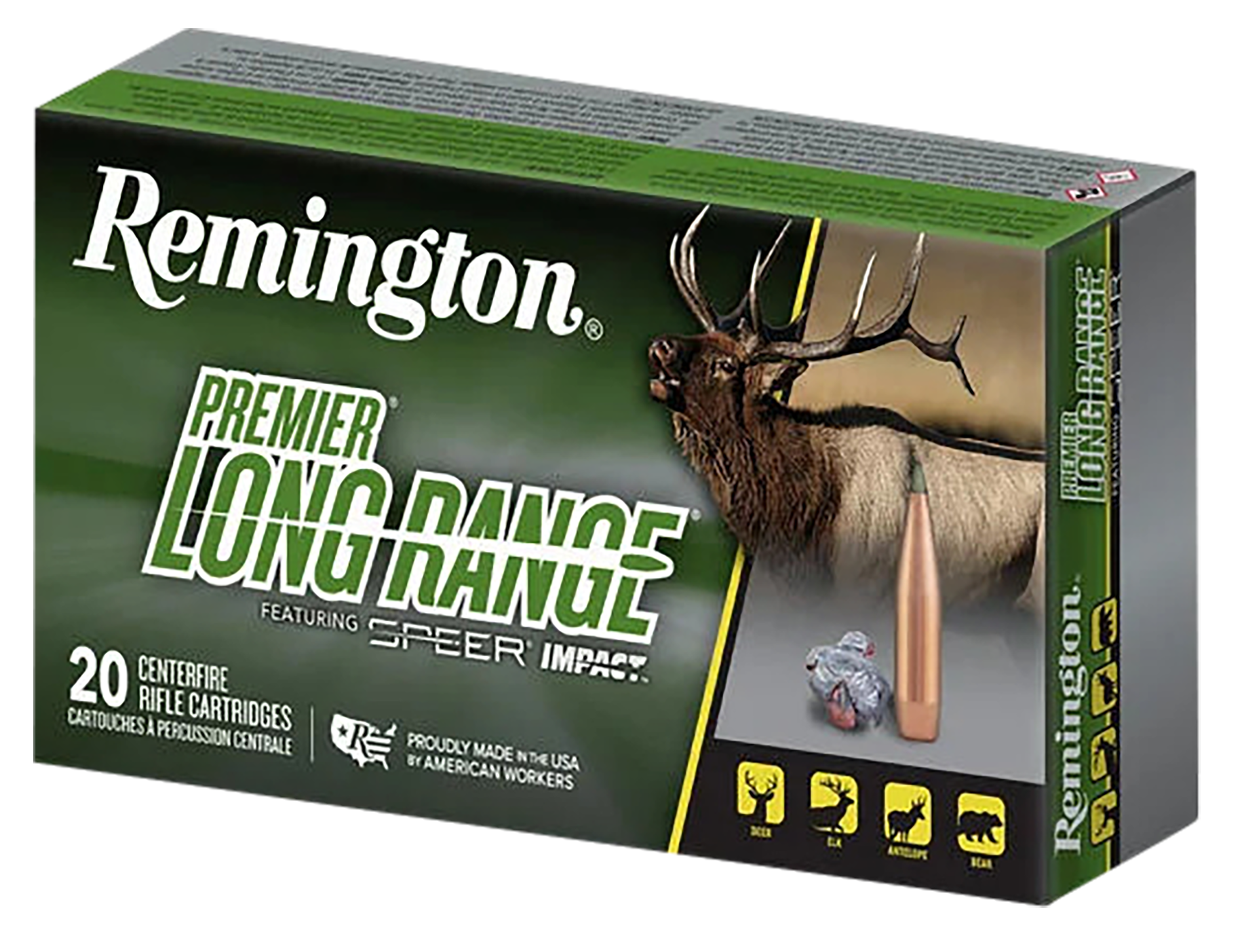 Remington Premier Long Range 6.5 Creedmoor Speer Impact 140 Grain 20 Rounds
