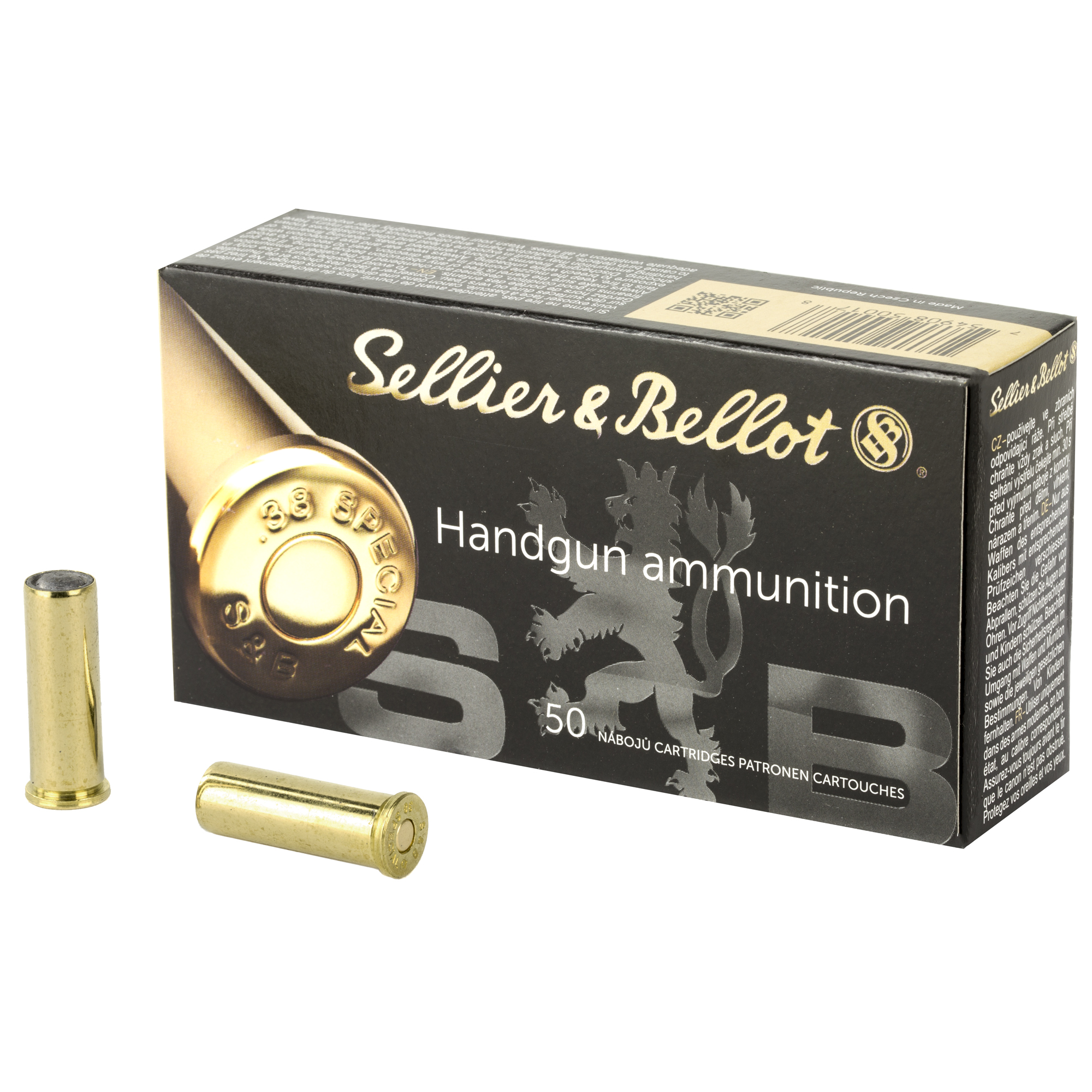 Sellier Bellot SB 38 Special Wadcutter 148 Grain 50 Rounds