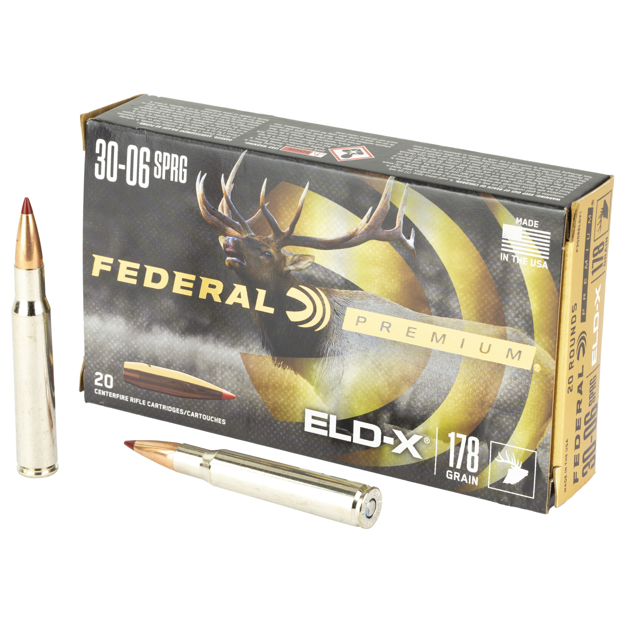 Federal Premium Rifle Ammo 3006 Sprg. 178 gr. ELDX 20 rd.