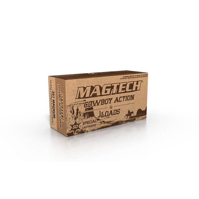 Magtech 357L Cowboy Action 357 Magnum Lead Flat Nose 158 Grain 50 Rounds