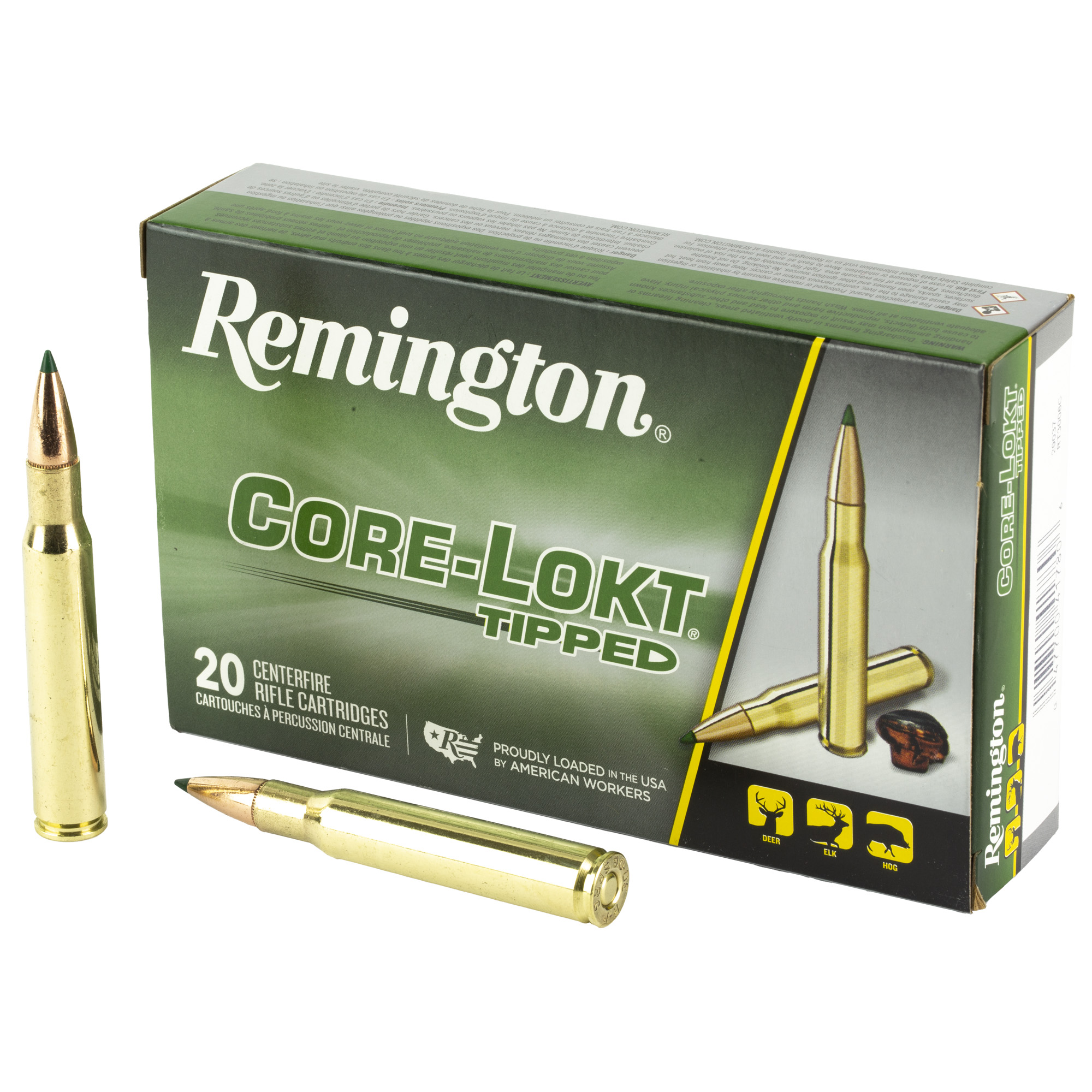 Remington Core Lokt Tipped 30-06 Springfield 180 Grain 20 Rounds