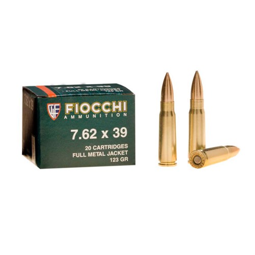 Fiocchi, Fio, 7.62x39mm, Full Metal Jacket, 123 Grain, 20 Rounds