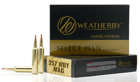 Weatherby Select Plus 257 Wby Mag 92gr Hammer Custom 20rd Box