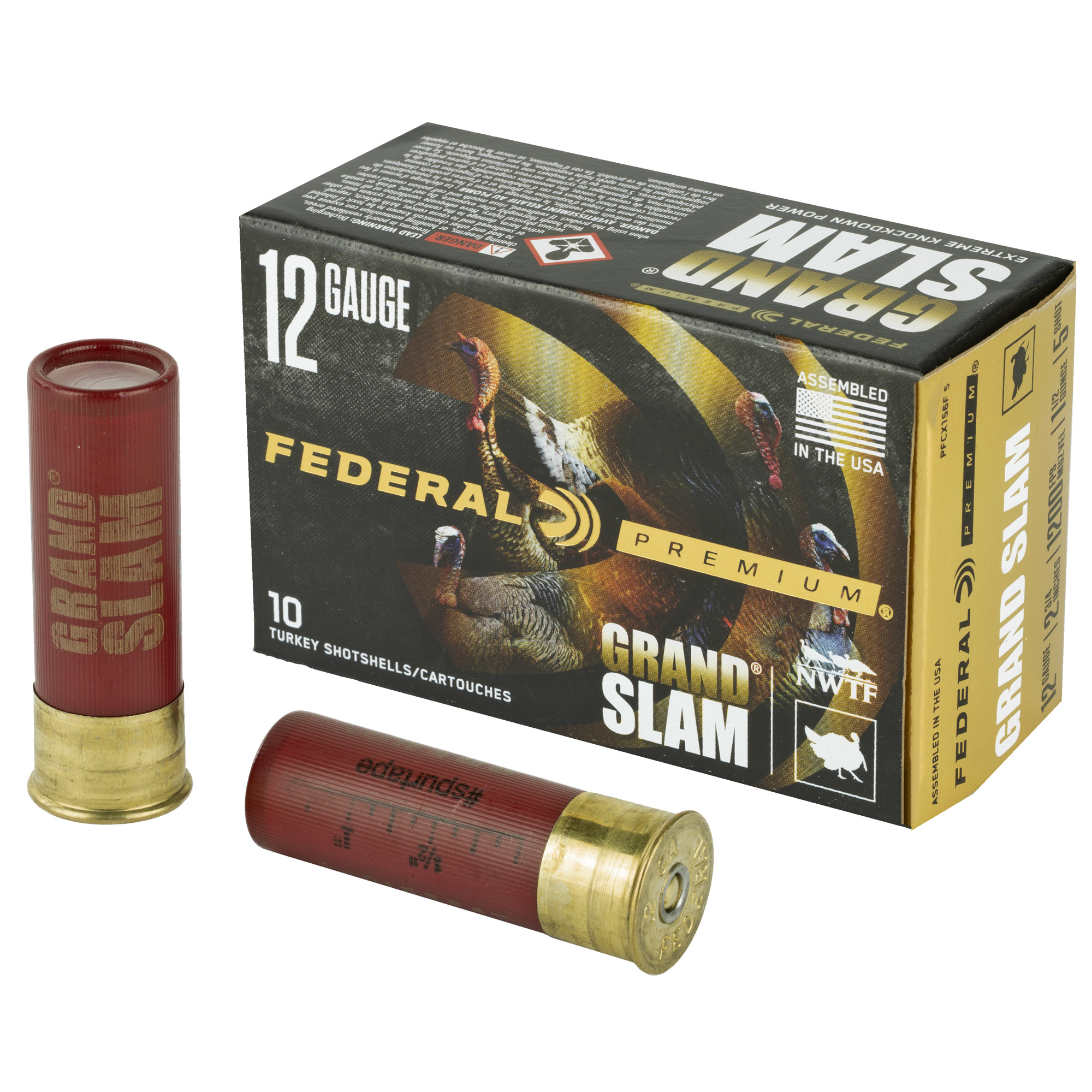 Federal Premium Grandslam 12 Gauge 5 Shot 1.5 Ounce 10 Rounds