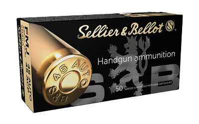 Sellier & Bellot 45 ACP Full Metal Jacket 230 Grain 50 Rounds