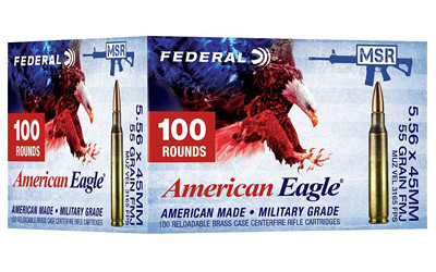 Federal XM193 5.56x45mm NATO Full Metal Jacket 55 Grain 100 Rounds