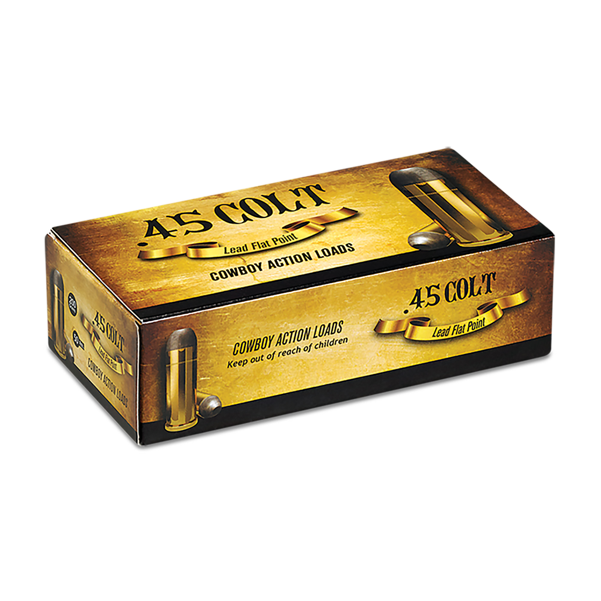 Aguila, Ammunition, 45 Colt, Soft Point, 200 Grain, 50 Rounds