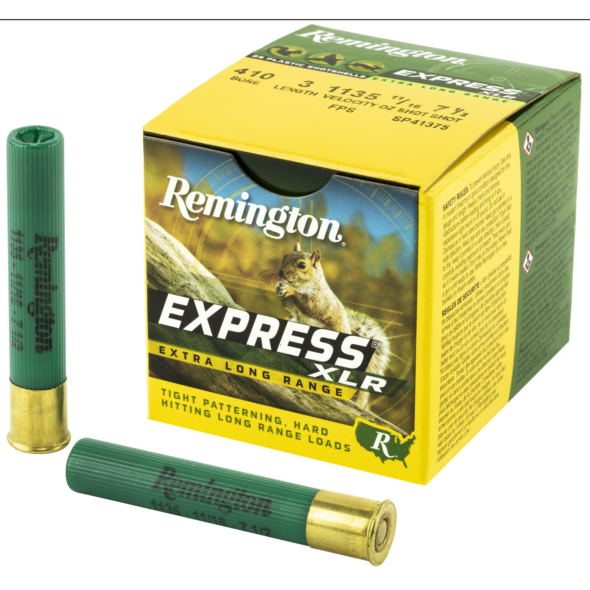 Remington, Express Extra Long Range, 410 Bore, Lead Shot, 11/16 oz, 25 Rounds