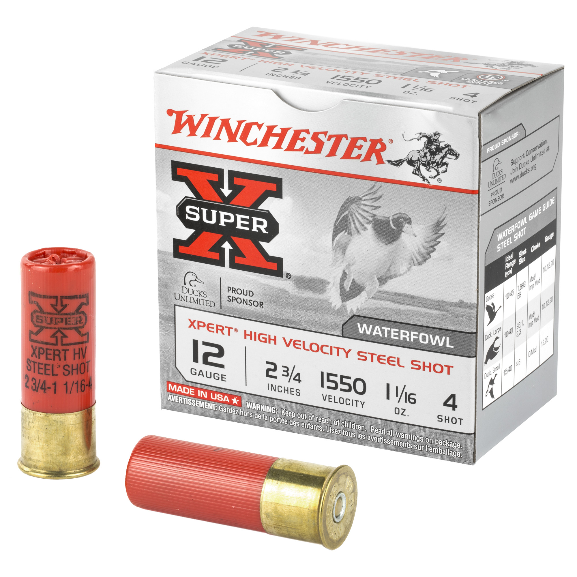 Winchester Xpert Steel 12 Gauge One and One Sixteenth Ounce 25 Rounds