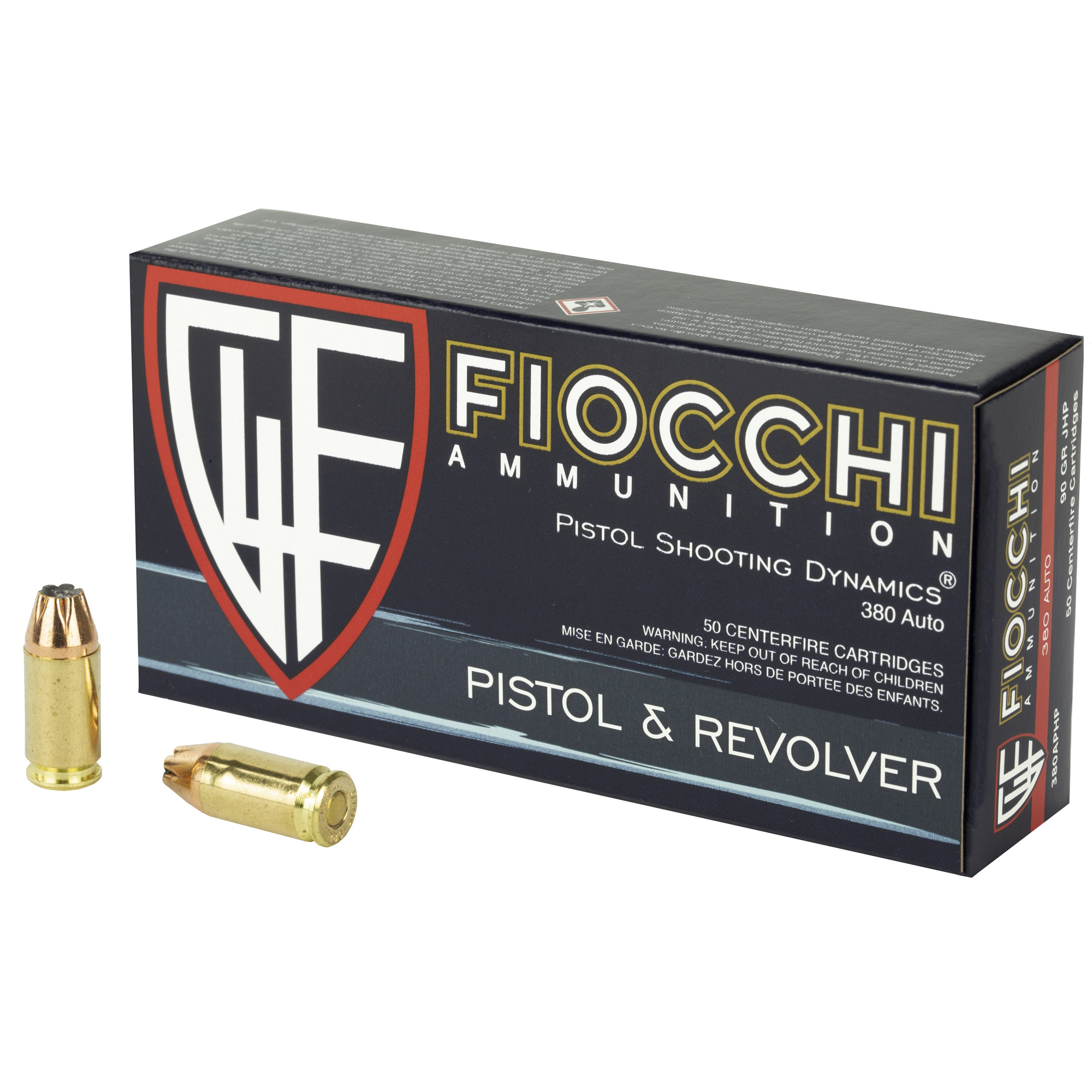 Fiocchi Defense Dynamics 380 Acp Jacketed Hollow Point 90 Grain 50 Rounds