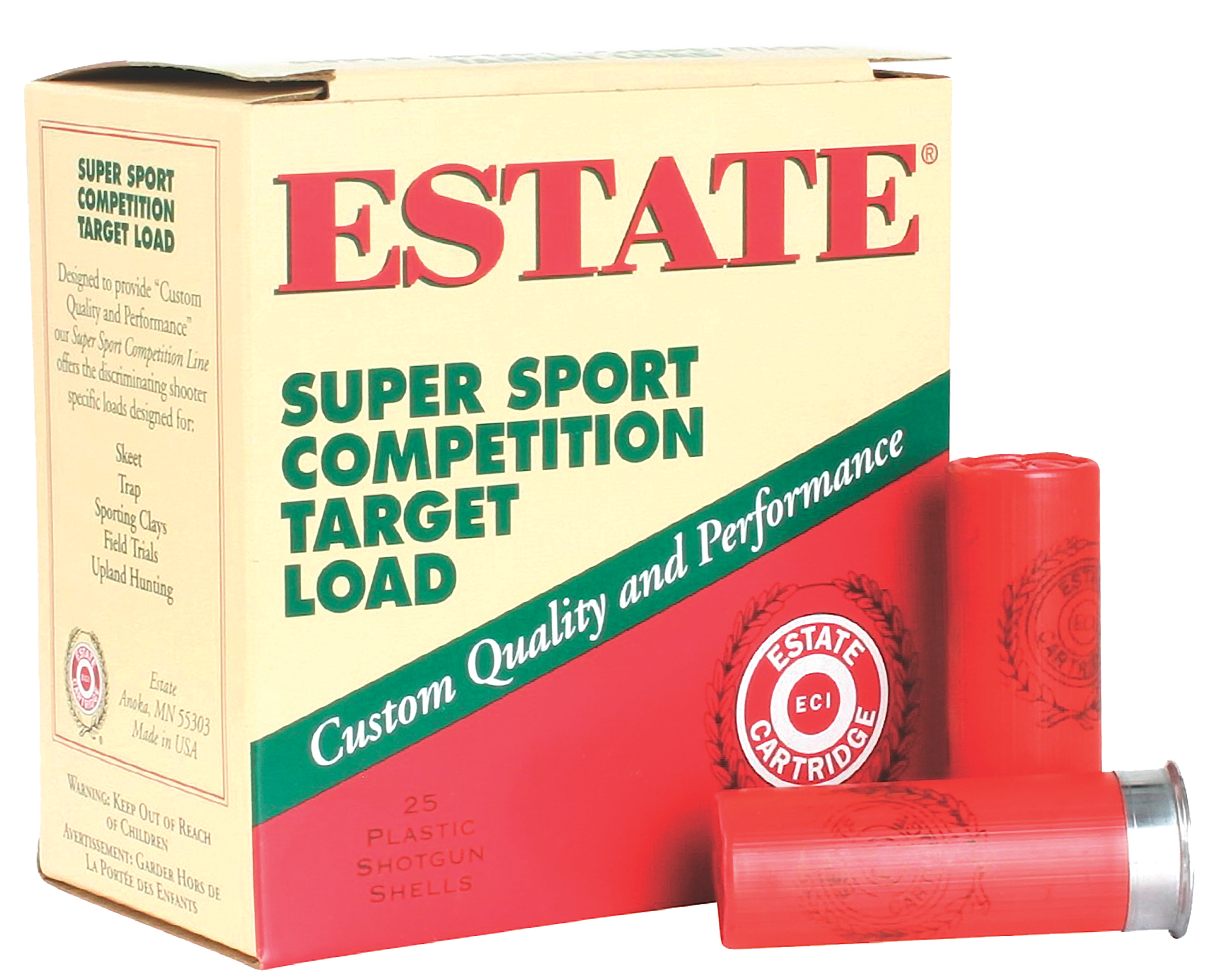 Federal Estate Super Sport 12 Gauge 7.5 Shot 1 1/8 Ounce 25 Rounds