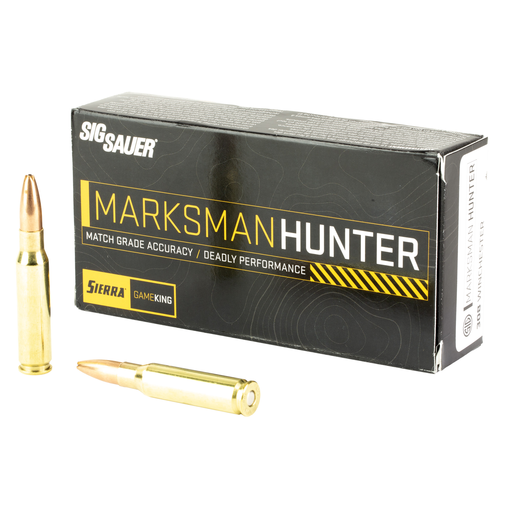 Sig Sauer Marksman Hunter 308 Winchester Boat Tail Hollow Point 165 Grain 20 Rounds
