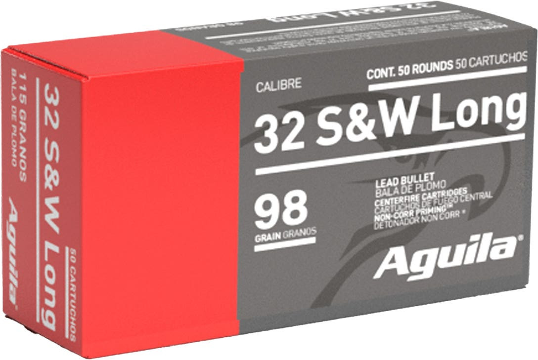 Aguila 32 S&W Long Solid Point 98 Grain 50 Rounds