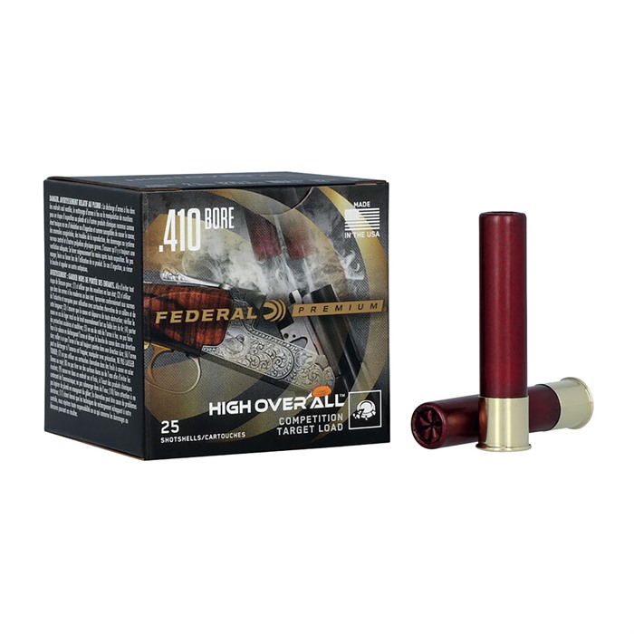 Federal Premium High Overall 410 Gauge 9 Shot 1/2 Ounce 1200 FPS 25 Rounds