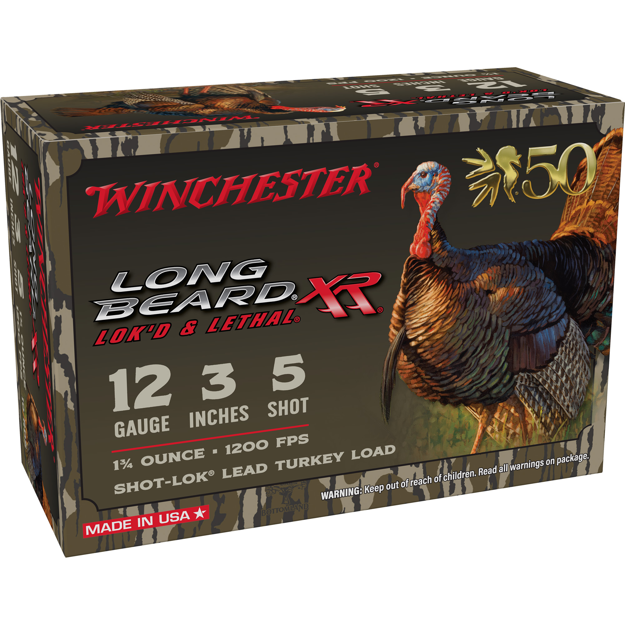 Winchester Long Beard XR 12 Gauge Five Shot One and Three Quarter Ounce Ten Rounds