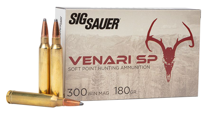 Sig Sauer Venari 300 Winchester Magnum Soft Point 180 Grain 20 Rounds