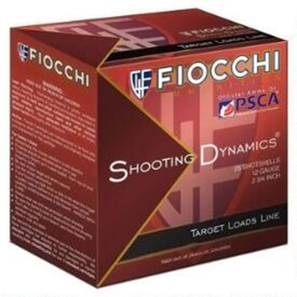 Fiocchi Shooting Dynamics Shotgun Loads 12 Gauge 1 1/8 oz 7.5 Shot 25 Rounds