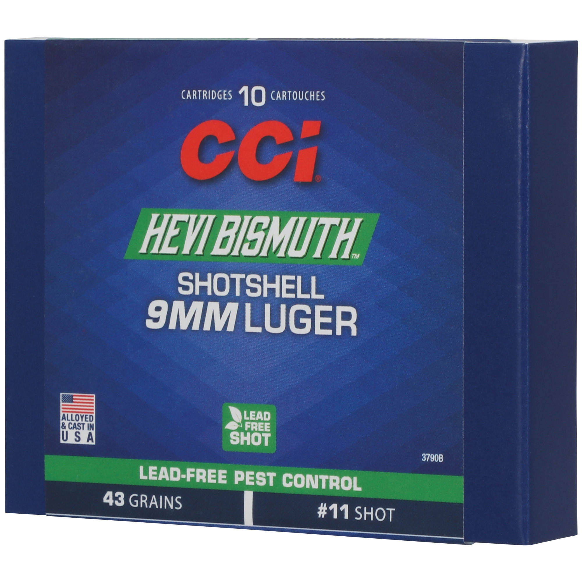 CCI HEVI-Bismuth 9mm Luger 53 Grain 10 Rounds