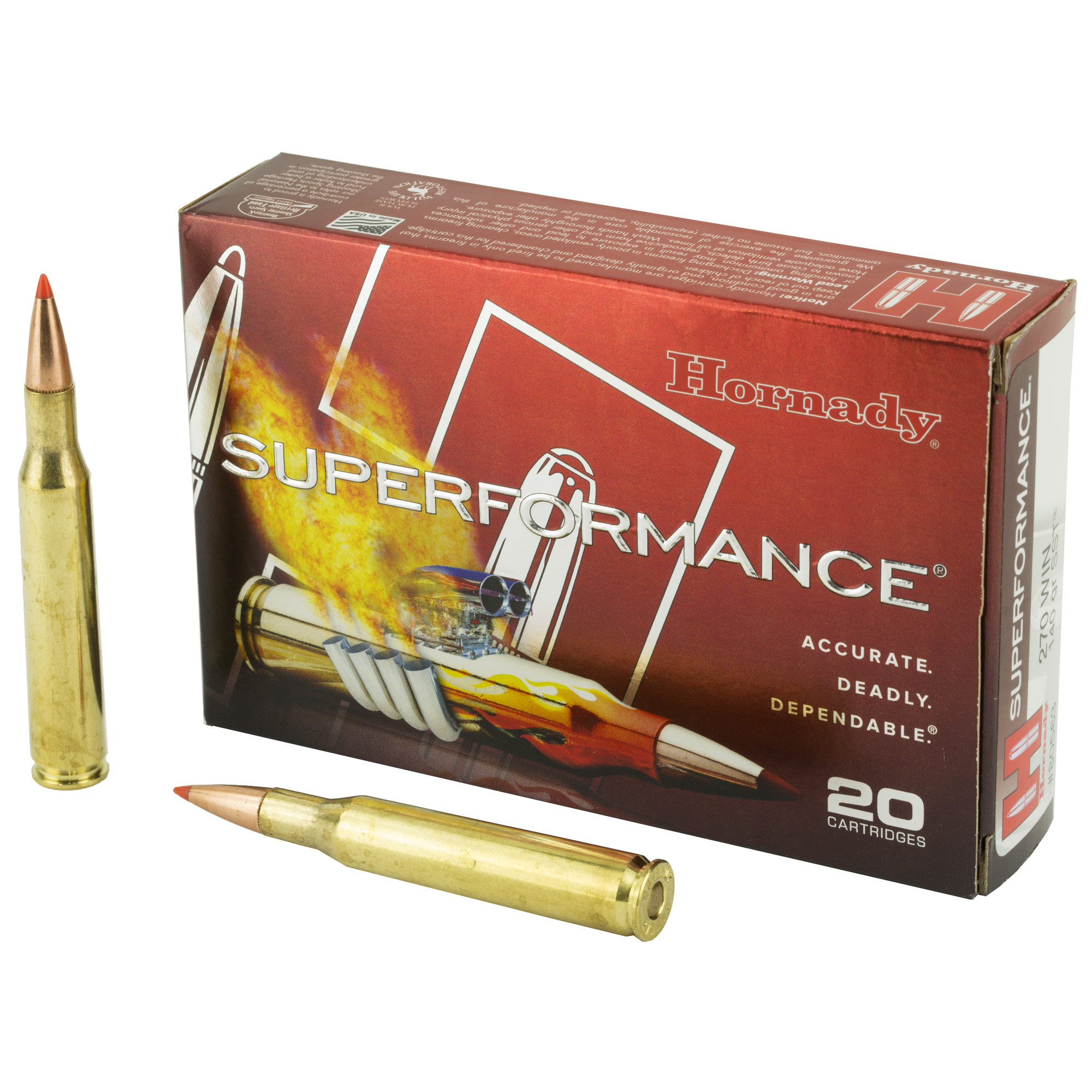 Hornady Superformance 270 Winchester Super Shock Tip 140 Grain 20 Rounds