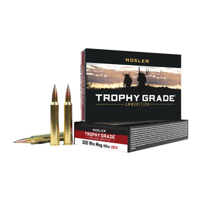 Nosler, Trophy, 300 Winchester Magnum, Accubond Lr, 190 Grain, 20 Rounds