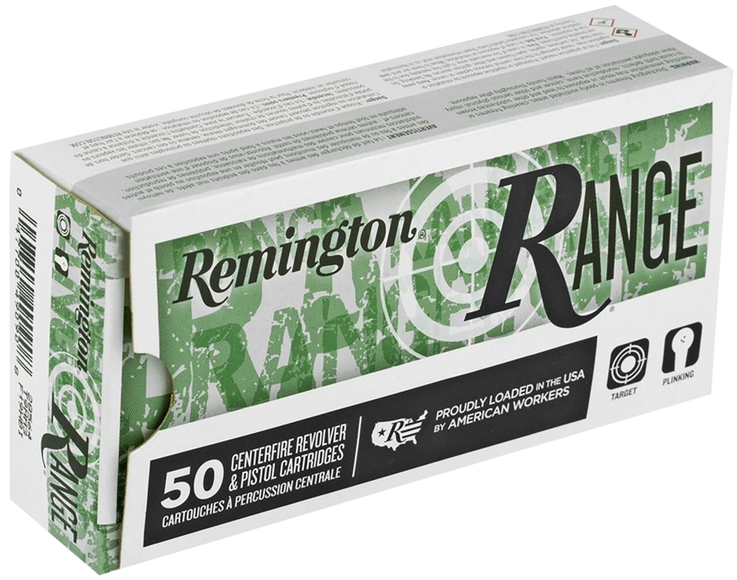 Remington Range 9mm Full Metal Jacket 115 Grain 50 Rounds