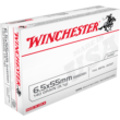 Winchester USA6555 6.5x55 Swedish Full Metal Jacket 140 Grain 20 Rounds