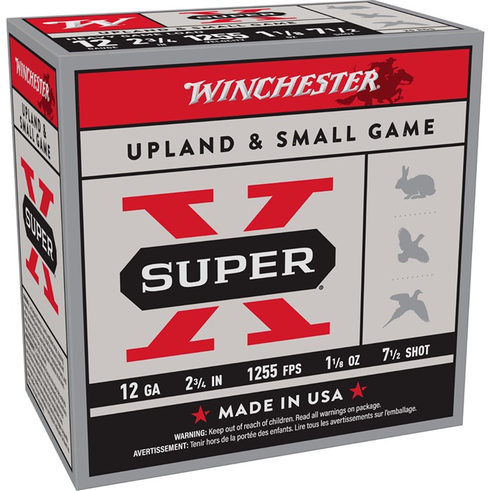 Winchester Super-X 12 Gauge 7.5 Shot 1 1/8 Ounce 25 Rounds