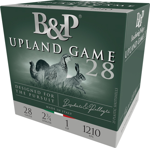 B&p Ammunition 28B1UP75 Upland Game  28Gauge 2.75" 1oz 7.5Shot 25 Rounds