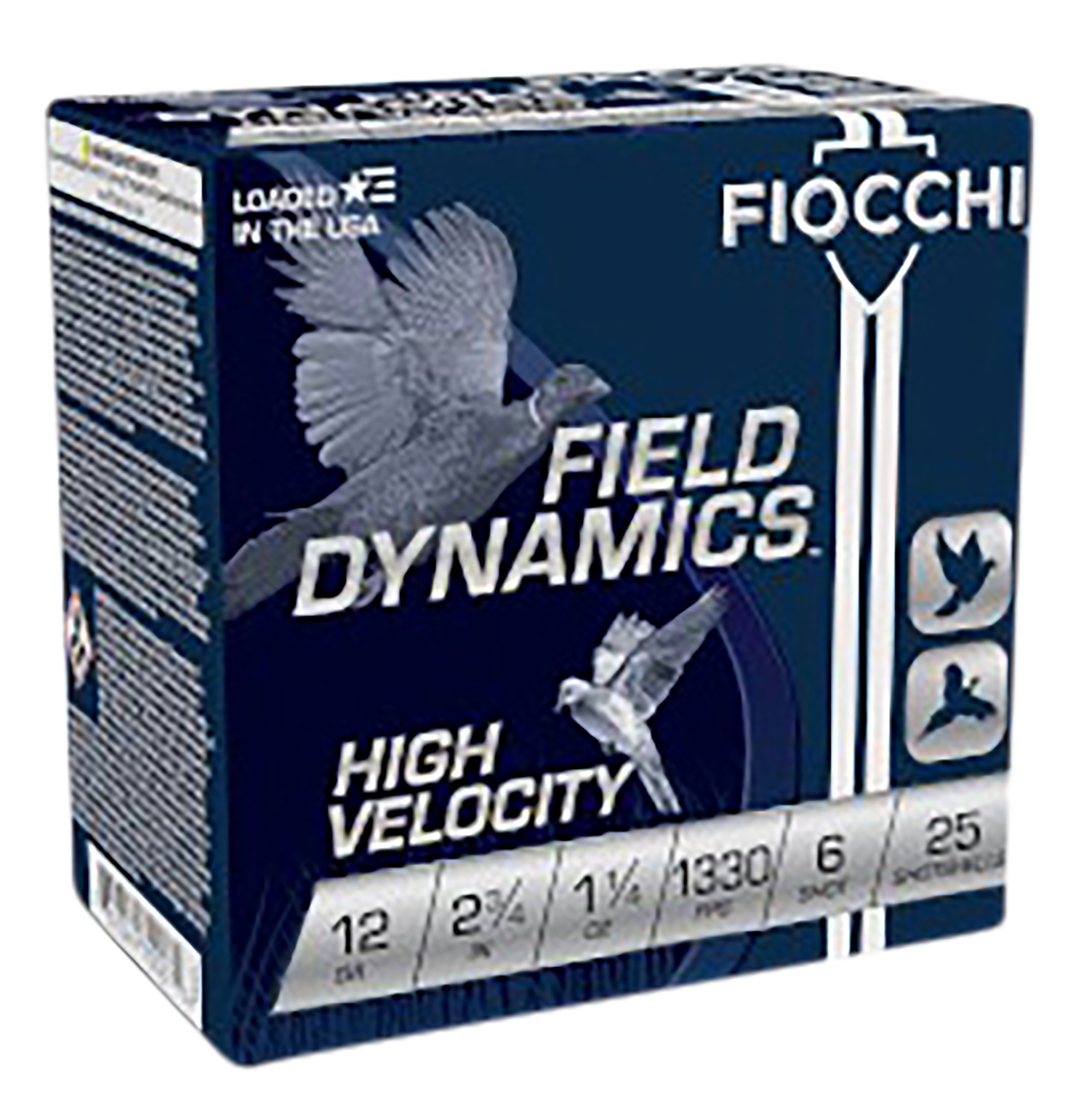 Fiocchi High Velocity 12 Gauge Shot One and a Quarter Ounce 25 Rounds