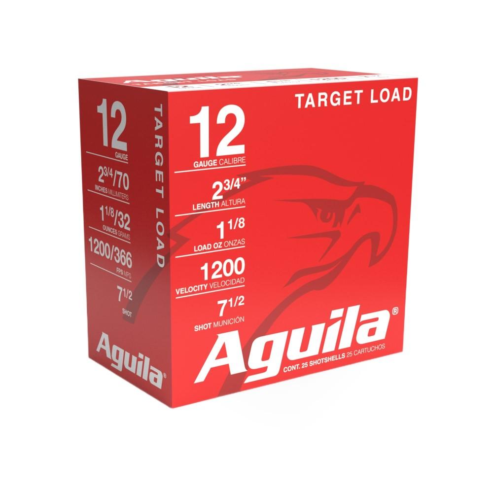 Aguila Heavy Target 12 Gauge Shot One and one eighth Ounce #7.5 25 Rounds