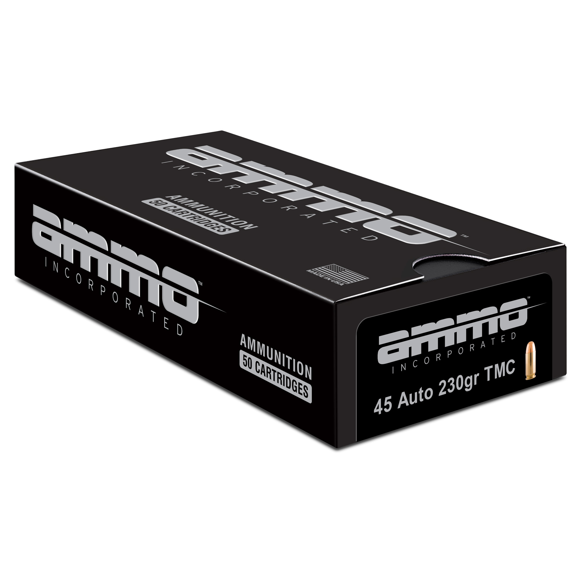 Ammo Inc 45230TMCA50 Signature  45ACP 230gr Total Metal Case 50 Rounds