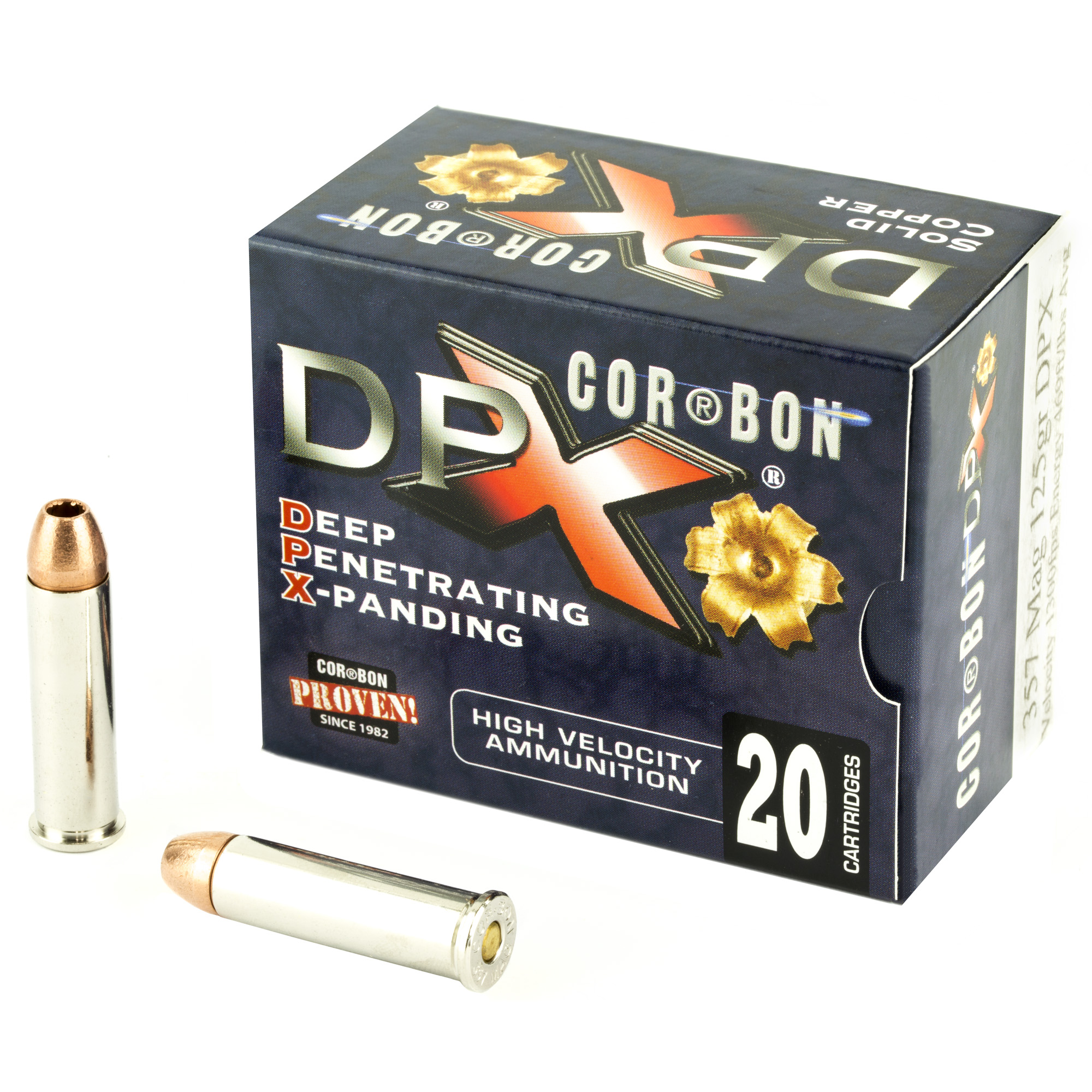 COR-BON Handgun Ammunition .357 Mag 125 gr DPX 1300 fps 20/box