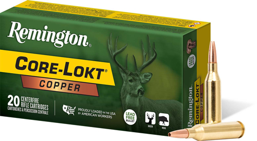Remington Ammunition R27858 Core-Lokt Copper 300WinMag 180gr Copper Hollow Point 20 Rounds