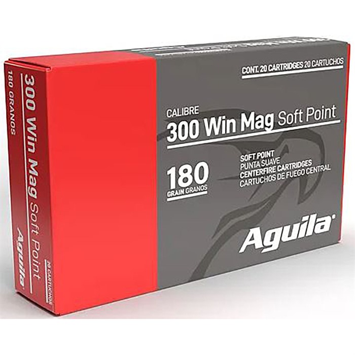 Aguila 300 Win Mag Soft Point 180 Grain 20 Rounds