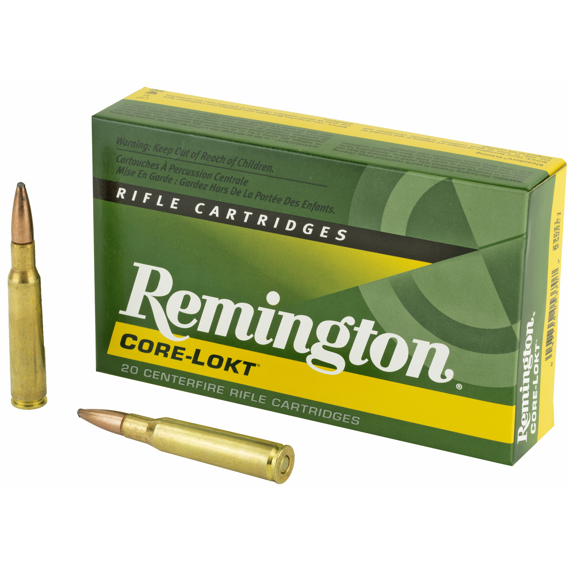 Remington Core-Lokt 7mm Mauser Pointed Soft Point 140 Grain 20 Rounds