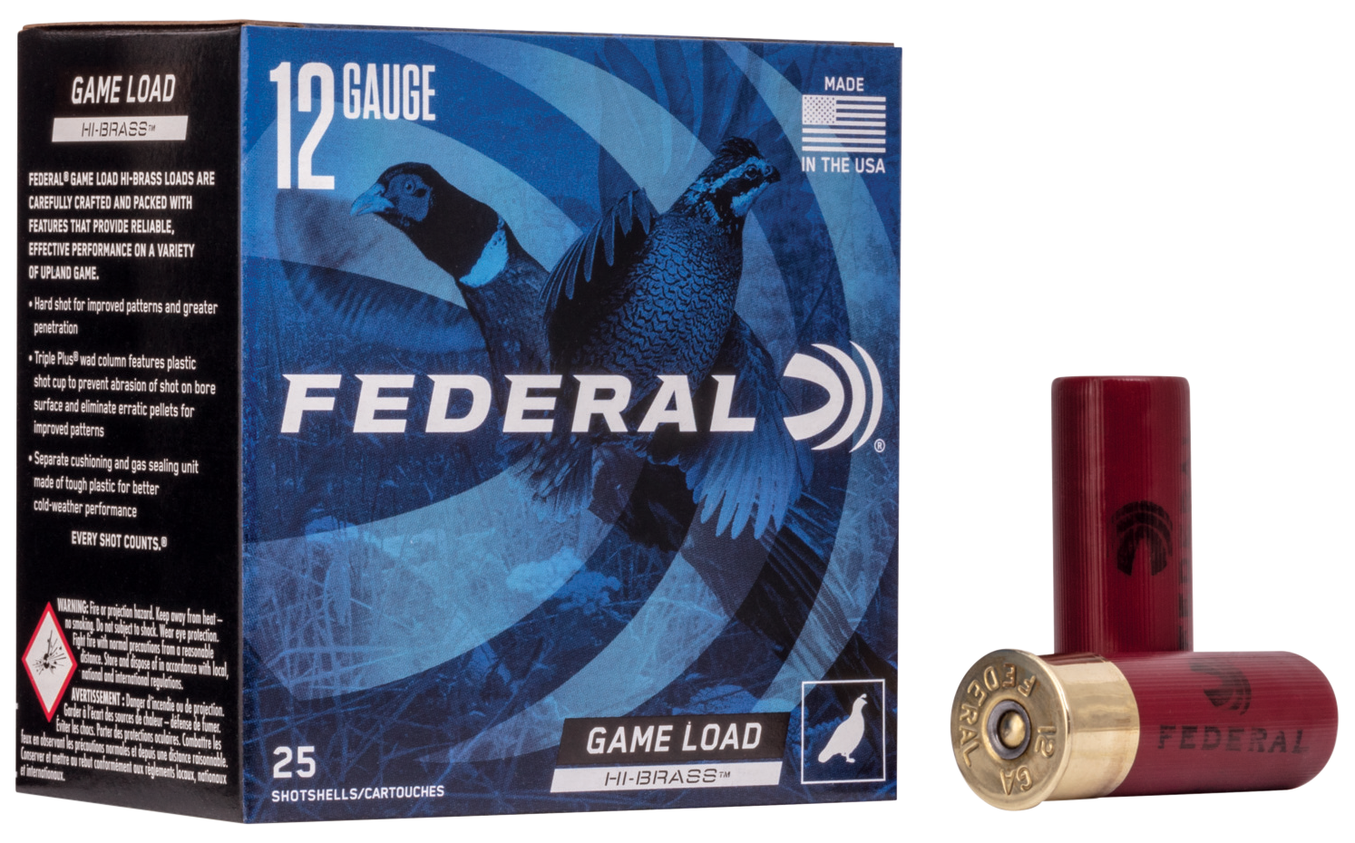 Federal Game-Shok 12 Gauge 7.5 Shot 1 1/4 Ounce 25 Rounds