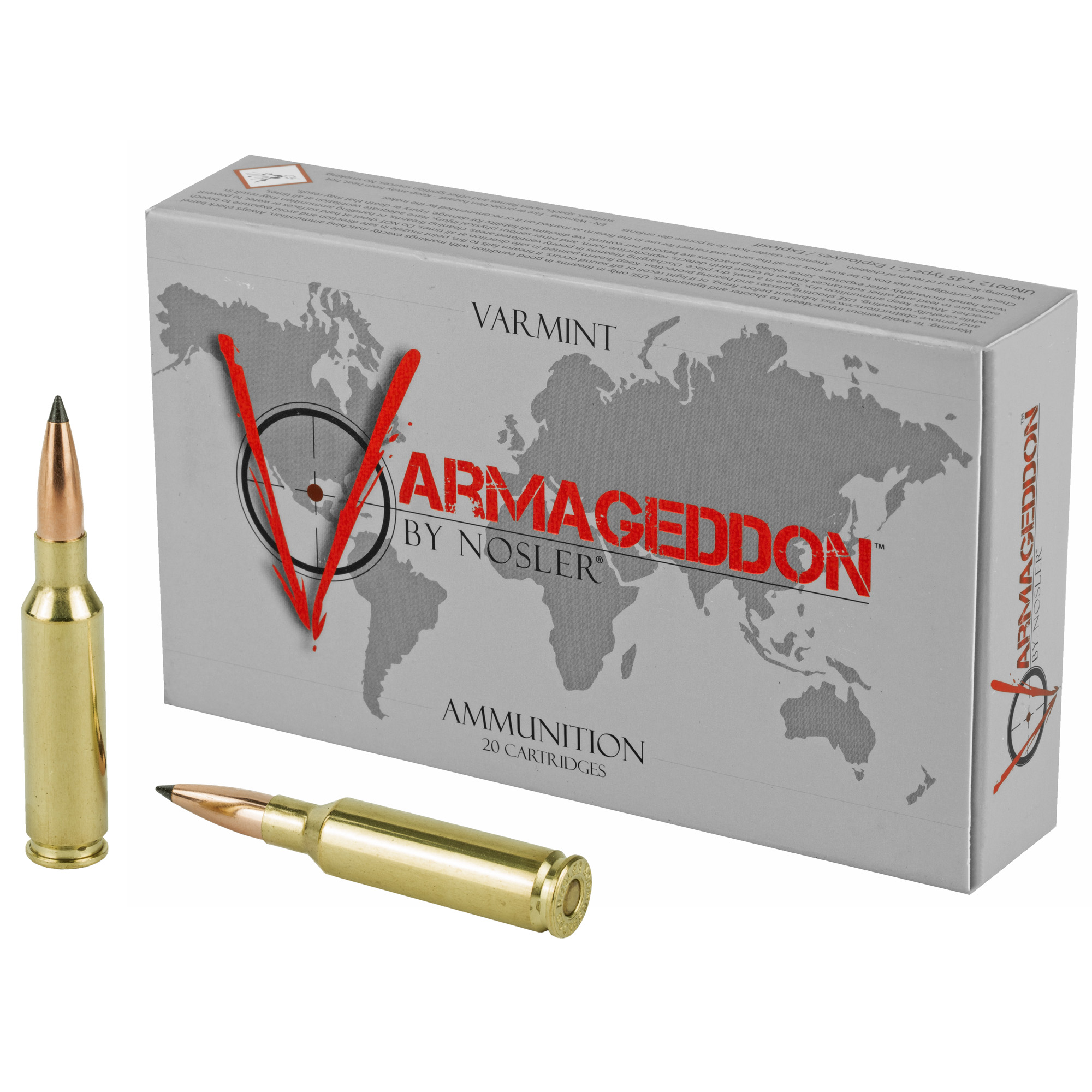 Nosler, Varmageddon, 6.5 Creedmoor, Polymer Tip Flat Base, 90 Grain, 20 Rounds