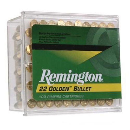 Remington Golden Bullet 22 Short Plated Lead Round Nose 29 Grain 100 Rounds