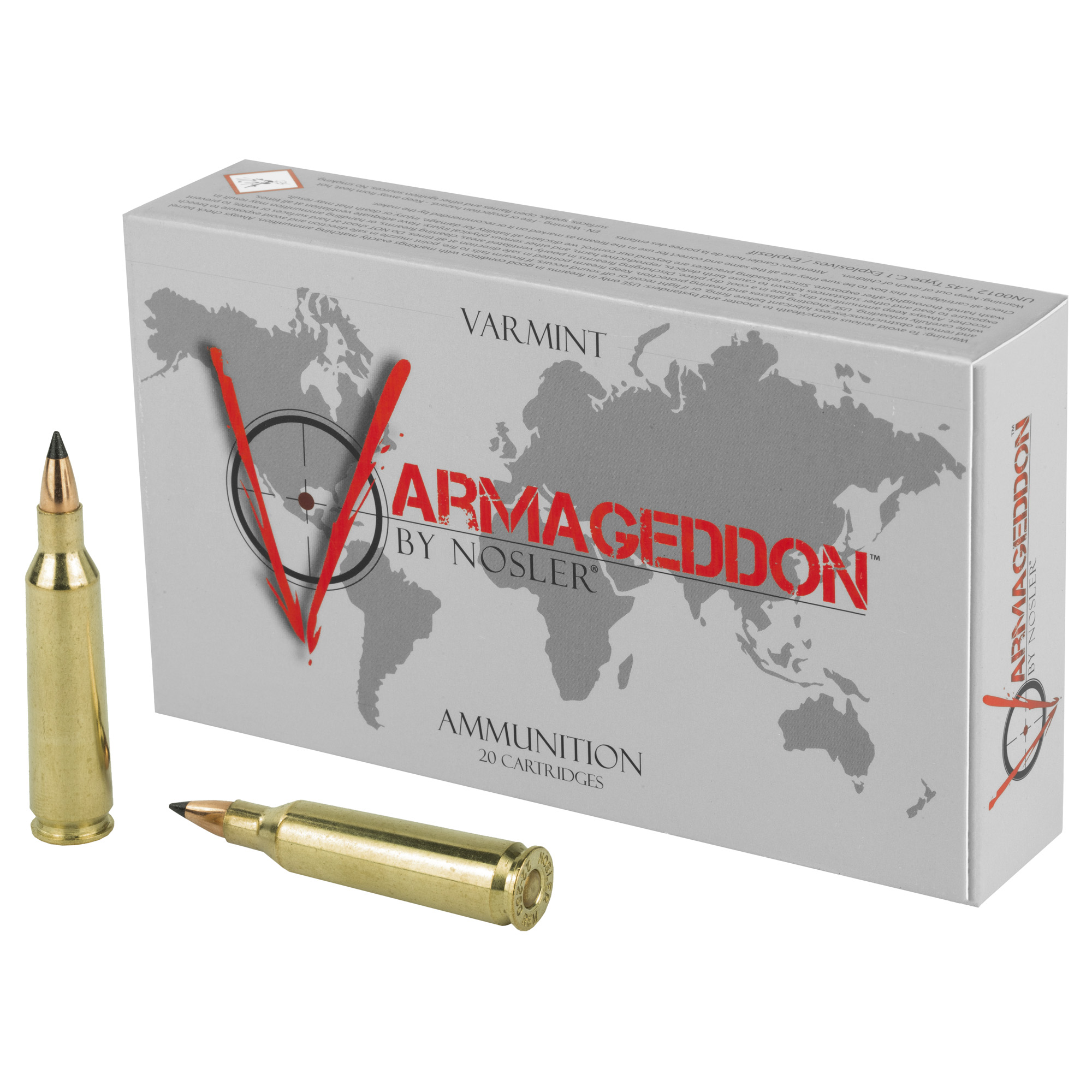 Nosler Varmageddon 22-250 Remington Polymer Tip 55 Grain 20 Rounds