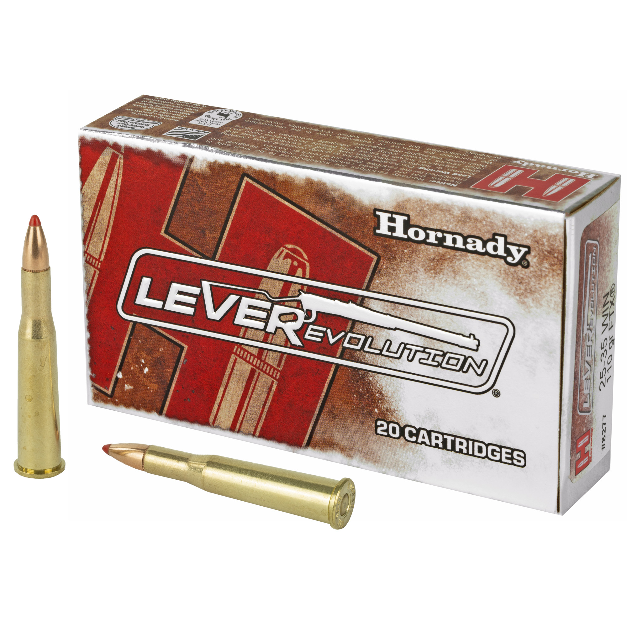 Hornady Leverevolution 25-35 Winchester Flex Tip 110 Grain 20 Rounds
