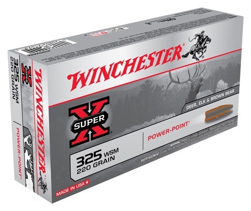 Winchester Super-X 325 WSM Power-Point 220 Grain 20 Rounds